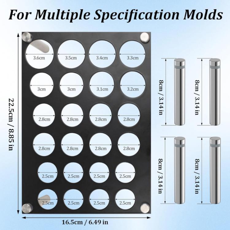 24-Hole Chess Mold Stand, YX201