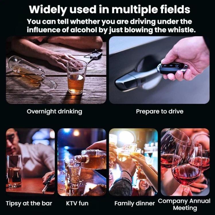 Breath-Type Traffic High-Precision Alcohol Tester Drunk Driving Detection Instrument