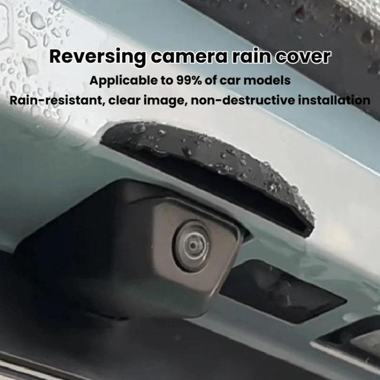 10pcs Car Reverse Silicone Camera Rain Shield