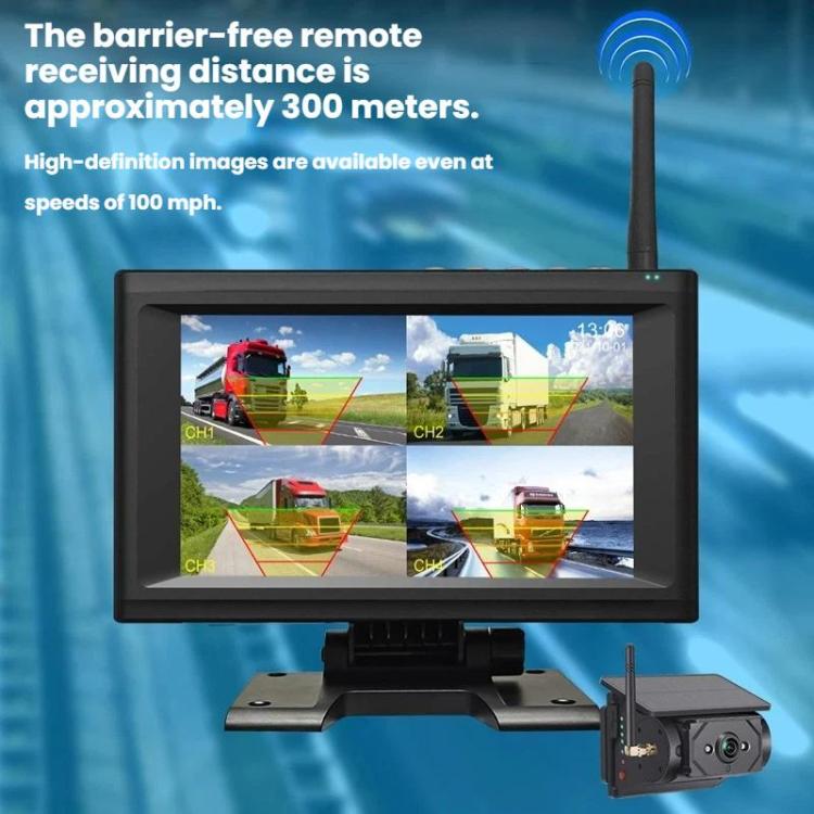 Car Wireless Magnetic Solar-Powered High-Definition Camera Dashcam