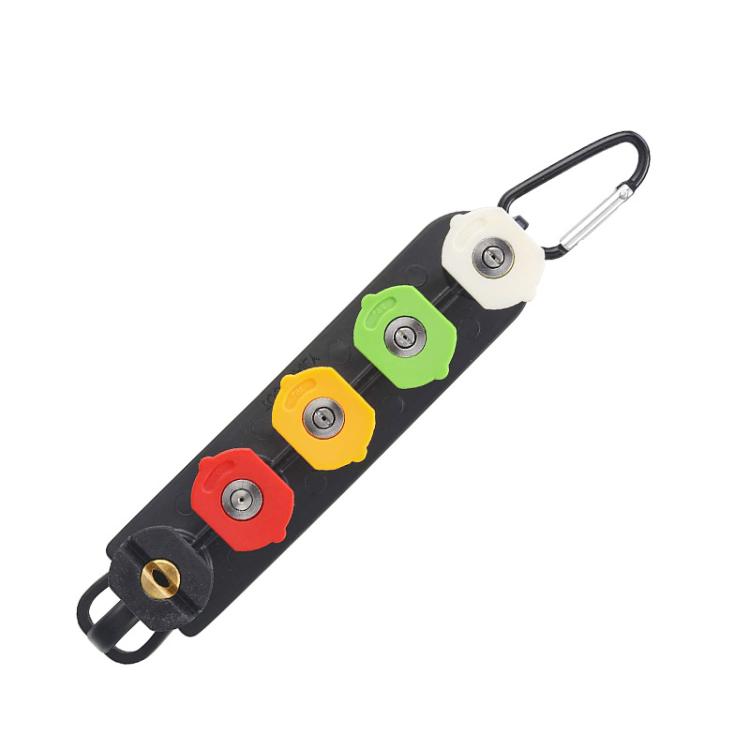 Car Wash Machine High-pressure Fan-shaped Nozzle With Protective Cover, Five Nozzles 1.1MM, Five Nozzles 1.2MM, Five Nozzles 1.4MM, Five Nozzles 1.6MM, Five Nozzles 2.0MM, Seven Nozzles 1.1MM, Seven Nozzles 1.2MM, Seven Nozzles 1.4MM, Seven Nozzles 1.6...