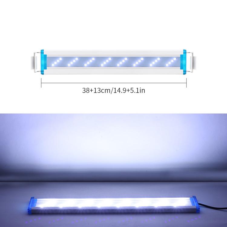 Ultra-Thin Aquarium LED Light With 4 Rows Of 5730 LEDs, 18cm Blue+White Light, 28cm Blue+White Light, 38cm Blue+White Light, 48cm Blue+White Light, 58cm Blue+White Light, 18cm White Light, 28cm White Light, 38cm White Light, 48cm White Light           ...