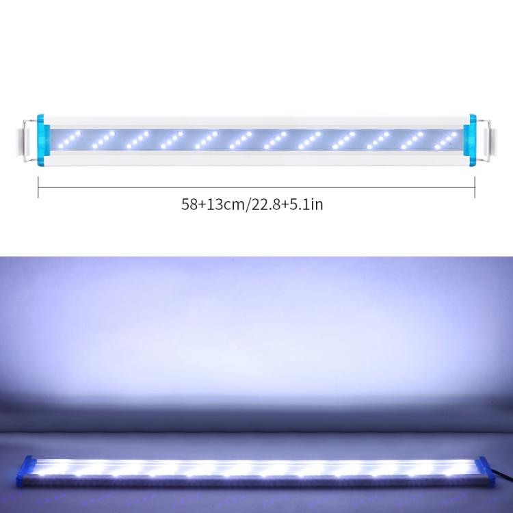 Ultra-Thin Aquarium LED Light With 4 Rows Of 5730 LEDs, 18cm Blue+White Light, 28cm Blue+White Light, 38cm Blue+White Light, 48cm Blue+White Light, 58cm Blue+White Light, 18cm White Light, 28cm White Light, 38cm White Light, 48cm White Light           ...