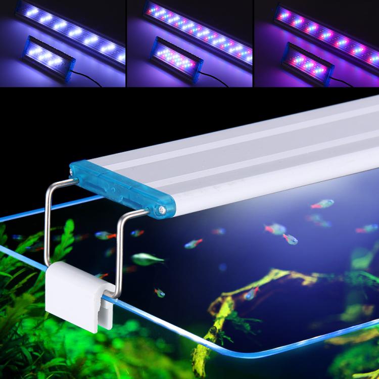 Ultra-Thin Aquarium LED Light With 4 Rows Of 5730 LEDs, 18cm Blue+White Light, 28cm Blue+White Light, 38cm Blue+White Light, 48cm Blue+White Light, 58cm Blue+White Light, 18cm White Light, 28cm White Light, 38cm White Light, 48cm White Light           ...