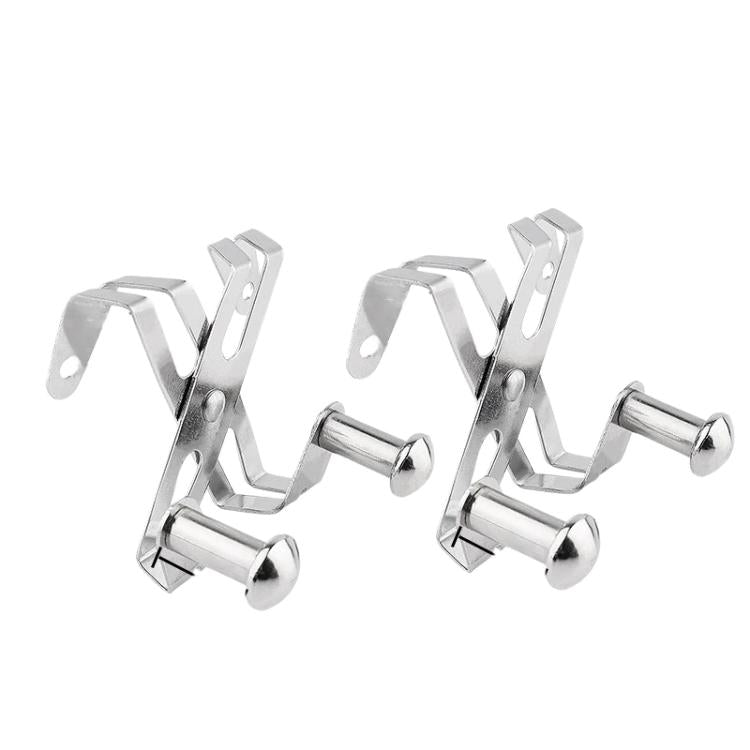 2pcs /Pack Frameless Shower Glass Door Hook Stainless Steel Towel Hanger for Bathroom and Shower Room, T3-1 Silver, T3-1 Black, T3-2 Silver, T3-2 Black, T3-3 Silver, T3-3 Black, T3-4 Silver, T3-4 Black, T3-5 Silver, T3-5 Black