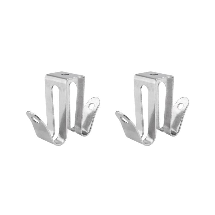 2pcs /Pack Frameless Shower Glass Door Hook Stainless Steel Towel Hanger for Bathroom and Shower Room, T3-1 Silver, T3-1 Black, T3-2 Silver, T3-2 Black, T3-3 Silver, T3-3 Black, T3-4 Silver, T3-4 Black, T3-5 Silver, T3-5 Black