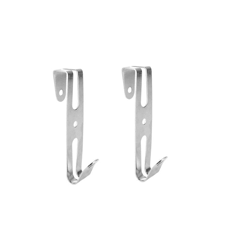 2pcs /Pack Frameless Shower Glass Door Hook Stainless Steel Towel Hanger for Bathroom and Shower Room, T3-1 Silver, T3-1 Black, T3-2 Silver, T3-2 Black, T3-3 Silver, T3-3 Black, T3-4 Silver, T3-4 Black, T3-5 Silver, T3-5 Black