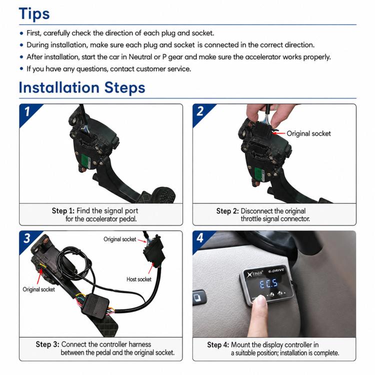 For 2024 Subaru CrossTrek TROS Potent Booster Electronic Throttle Controller, For 2024 Subaru CrossTrek