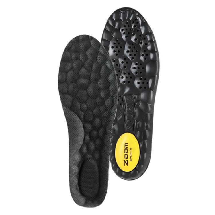 ZOOM Sports Air Cushion Shock Absorption Breathable Odor-Resistant Arch Support Insoles, 35-36, 37-38, 39-40, 41-42, 43-44, 45-46