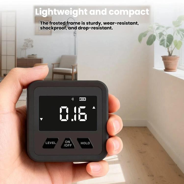 Magnetic Digital Inclinometer 360-Degree Angle Finder With Auto-Flip Display, DM318