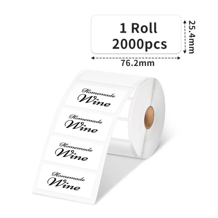 Phomemo 3 x1 Inch 2000pcs Thermal Labels for PM241-BT/PM246S/D520-BT Printer, 3 x1 Inch