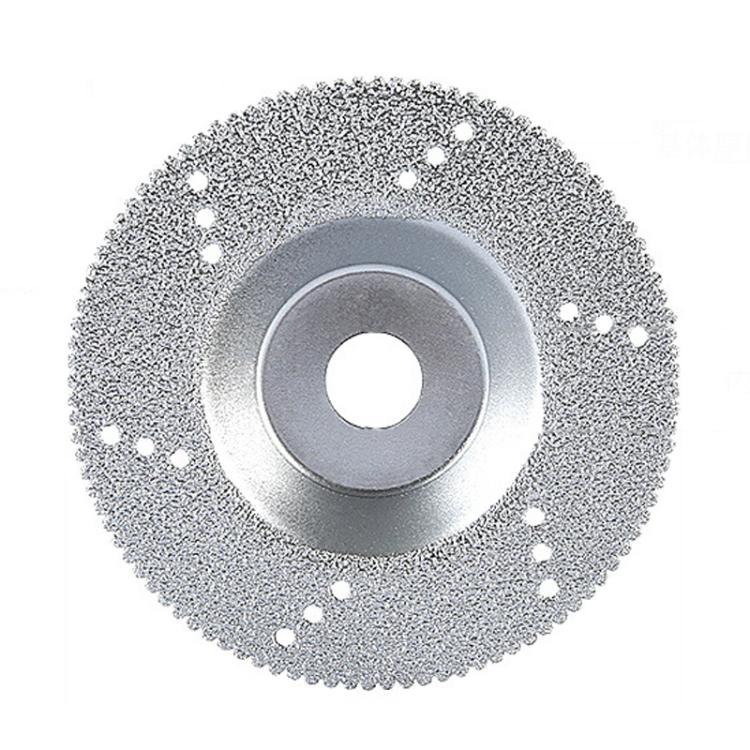 Diamond Cutting Disc Marble Brazed Cup Grinding Wheel Quartz Ceramic Tile Edge Grinding For Angle Grinder, Silver, Silver With Teeth, Gold, Gold With Teeth