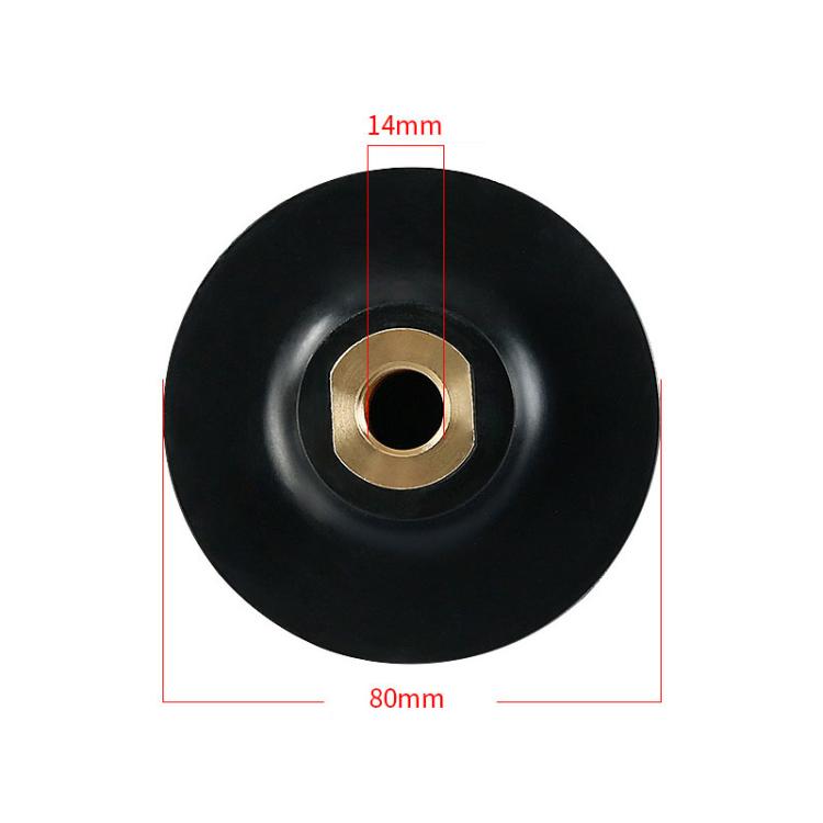 Flexible Bendable Rubber Grinding Head Soft-Joint Angle Grinder Adhesive Disc, 3 inch 8cm M10, 3 inch 8cm M14, 3 inch 8cm M16, 4 inch 10cm M10, 4 inch 10cm M14, 4 inch 10cm M16