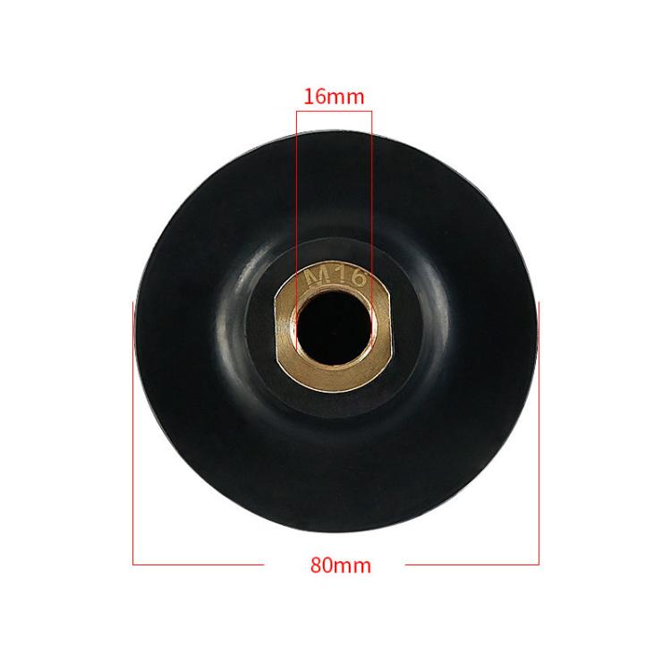 Flexible Bendable Rubber Grinding Head Soft-Joint Angle Grinder Adhesive Disc, 3 inch 8cm M10, 3 inch 8cm M14, 3 inch 8cm M16, 4 inch 10cm M10, 4 inch 10cm M14, 4 inch 10cm M16