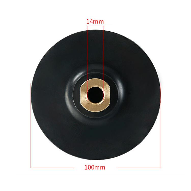 Flexible Bendable Rubber Grinding Head Soft-Joint Angle Grinder Adhesive Disc, 3 inch 8cm M10, 3 inch 8cm M14, 3 inch 8cm M16, 4 inch 10cm M10, 4 inch 10cm M14, 4 inch 10cm M16