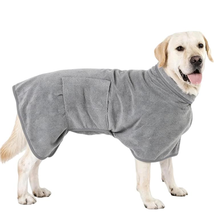 Full Coverage Absorbent Pet Bath Robe, Quick-Dry Breathable Four-Season Bath Robe For Cats & Dogs, XS, S, M, L, XL