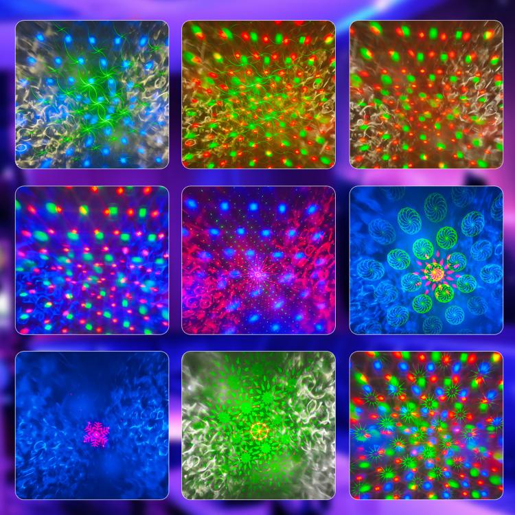 EMS-54 LED Laser Party Atmosphere Light, Stage Strobe Light For Festival & Entertainment, US Plug, EU Plug, UK Plug, AU Plug