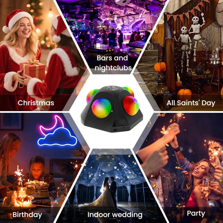 EMS-54 LED Laser Party Atmosphere Light, Stage Strobe Light For Festival & Entertainment, US Plug, EU Plug, UK Plug, AU Plug
