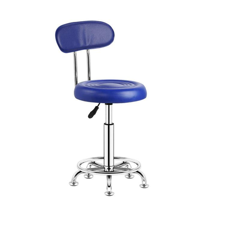 Adjustable Swivel Salon Stool Hydraulic Bar Stool With Footrest, 42-54cm Stationary Glides Black, 42-54cm Stationary Glides Red, 42-54cm Stationary Glides Blue, 45-57cm Swivel Casters Black, 45-57cm Swivel Casters Black Red                             ...