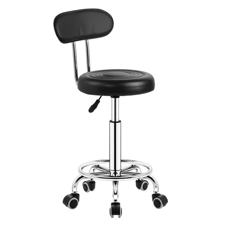 Adjustable Swivel Salon Stool Hydraulic Bar Stool With Footrest, 42-54cm Stationary Glides Black, 42-54cm Stationary Glides Red, 42-54cm Stationary Glides Blue, 45-57cm Swivel Casters Black, 45-57cm Swivel Casters Black Red                             ...
