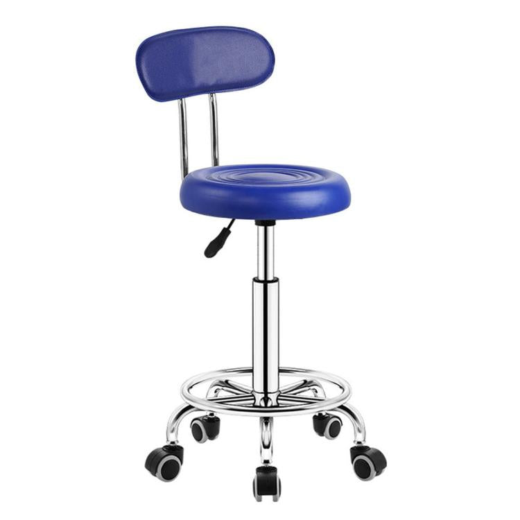 Adjustable Swivel Salon Stool Hydraulic Bar Stool With Footrest, 42-54cm Stationary Glides Black, 42-54cm Stationary Glides Red, 42-54cm Stationary Glides Blue, 45-57cm Swivel Casters Black, 45-57cm Swivel Casters Black Red                             ...