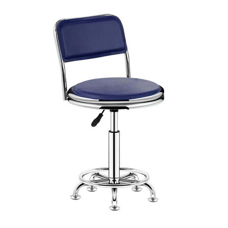 Adjustable Swivel Salon Stool Hydraulic Bar Stool With Footrest, 42-54cm Stationary Glides Black, 42-54cm Stationary Glides Red, 42-54cm Stationary Glides Blue, 45-57cm Swivel Casters Black, 45-57cm Swivel Casters Black Red                             ...