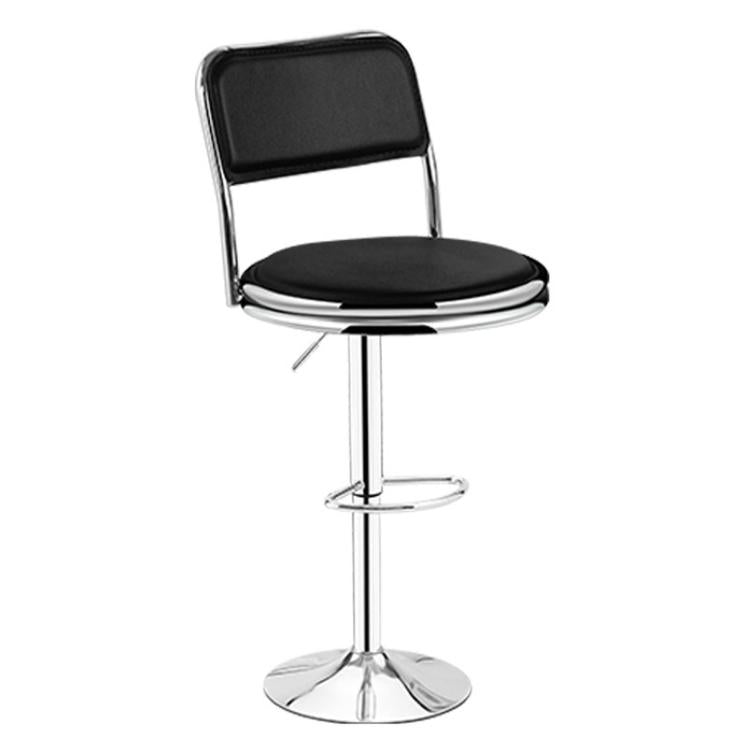 Adjustable Swivel Salon Stool Hydraulic Bar Stool With Footrest, 42-54cm Stationary Glides Black, 42-54cm Stationary Glides Red, 42-54cm Stationary Glides Blue, 45-57cm Swivel Casters Black, 45-57cm Swivel Casters Black Red                             ...