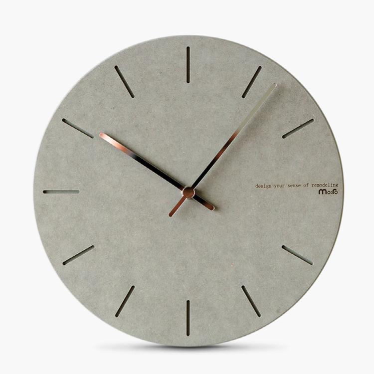 wozoom 12 inch Silent Wall Clock Minimalist Quartz Clock For Office Living Room