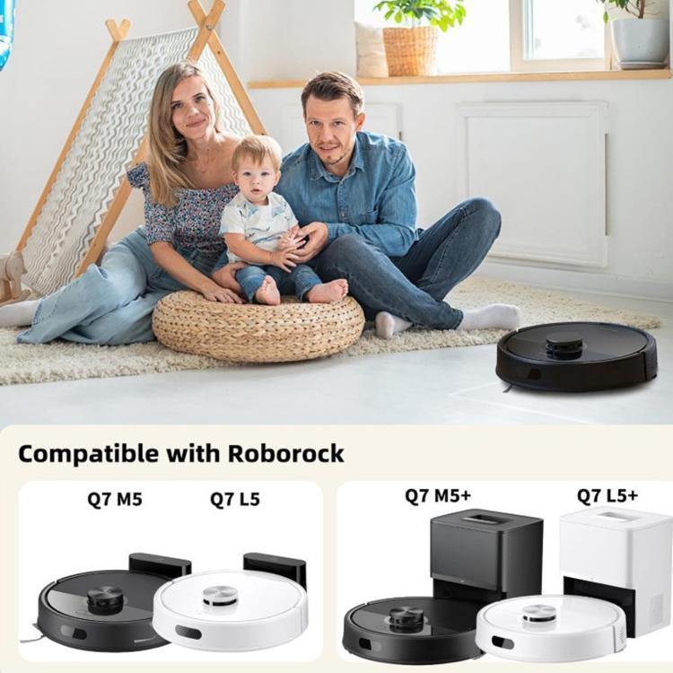 Replacement Parts For Roborock Q7 M5 / Q7 L5 / Q7 M5+ Robotic Vacuum Spare Accessories Kit, 10 In 1 Set, 15 In 1 Set