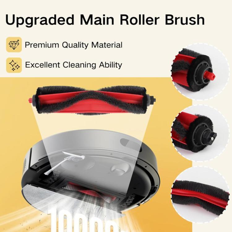 Replacement Parts For Roborock Q7 M5 / Q7 L5 / Q7 M5+ Robotic Vacuum Spare Accessories Kit, 10 In 1 Set, 15 In 1 Set