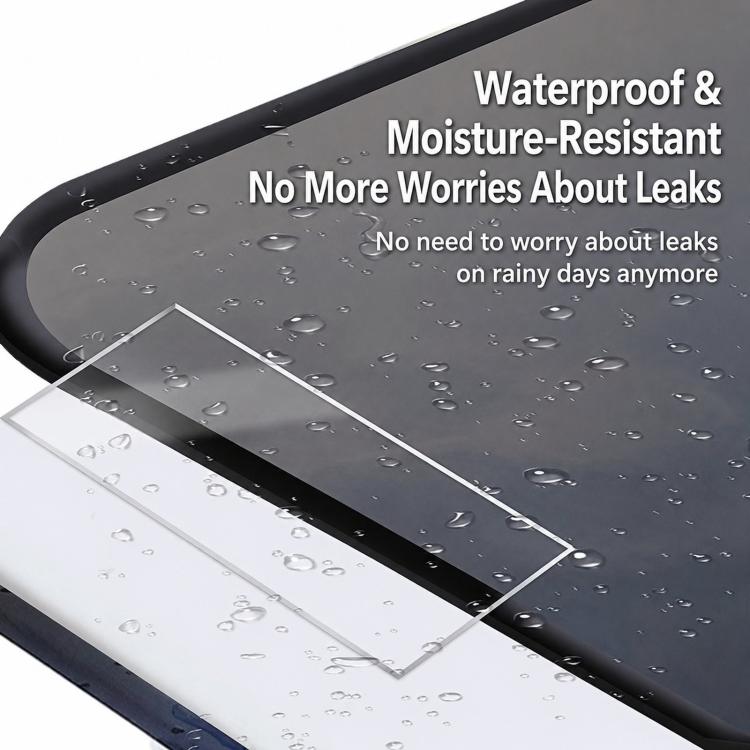 Car Sunroof Sealing Strip Waterproof Tape Roof Leak-Proof Glass Rubber Seal, 3m, 6m