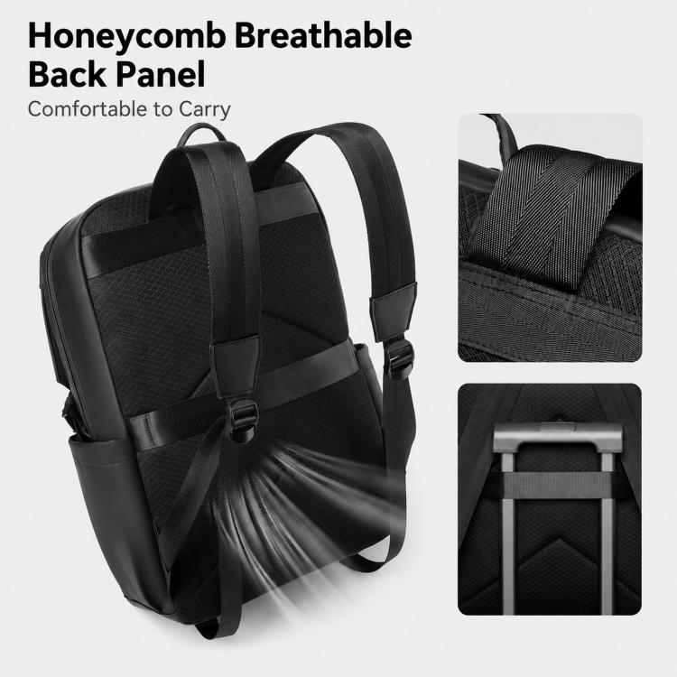 REMOID B8350 Men Laptop Backpack Water Resistant Business Travel Commute Daypack