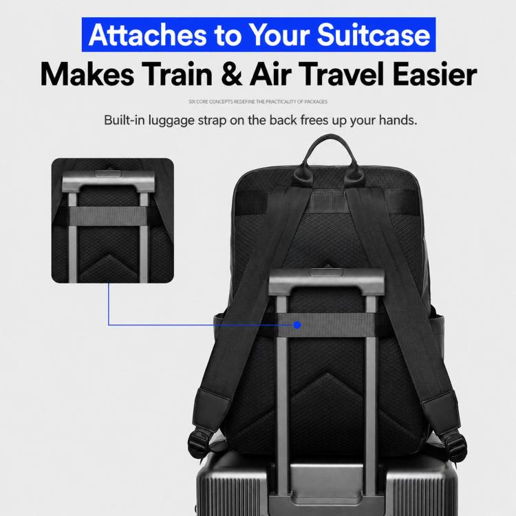 REMOID B8350 Men Laptop Backpack Water Resistant Business Travel Commute Daypack