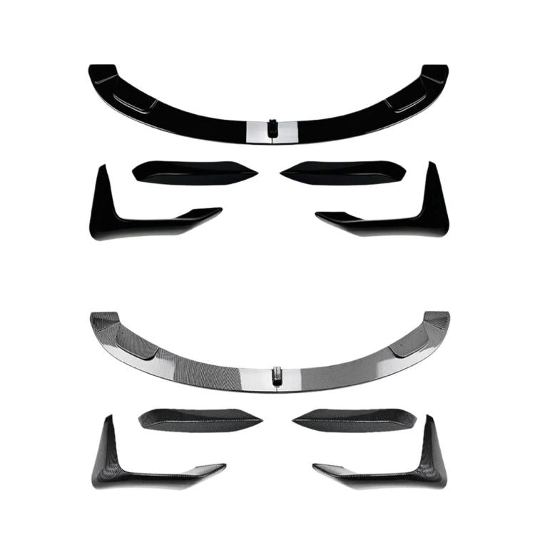 For BMW M3 F80 / F81 M4 F82 / F83 2015-2020 Car Accessories Stickers, Front Air Blade Black, Front Air Blade Carbon Fiber, Front Bumper Trim Black, Front Bumper Trim Carbon Fiber, Front Lip Black, Lip Carbon Fiber