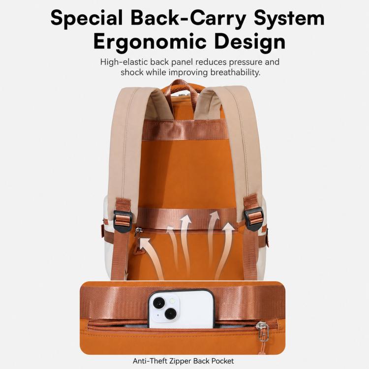 REMOID Travel 14 inch Notebook Laptop Backpack 180 Degree Opening Carry On Bag