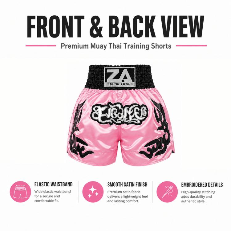 ZhuoAo Muay Thai Boxing Shorts Kickboxing & Sanda Training Fight Shorts For Men & Women, XXXS, XXS, XS, S, M, L, XL, XXL, XXXL