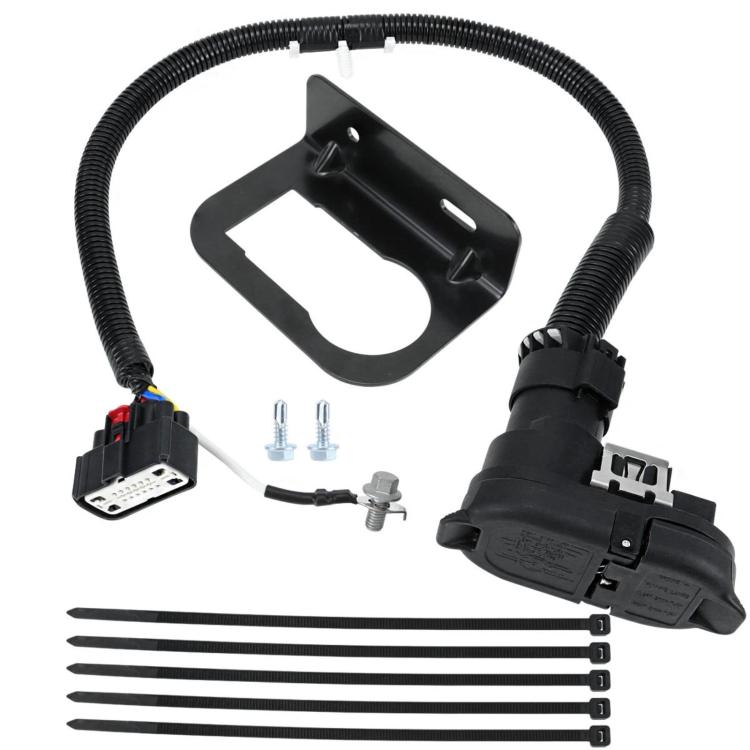 Automotive Plug-and-play Trailer Plug Socket Connector Wiring Harness, BL3Z-13A576-B, 9L3Z-15A416-A