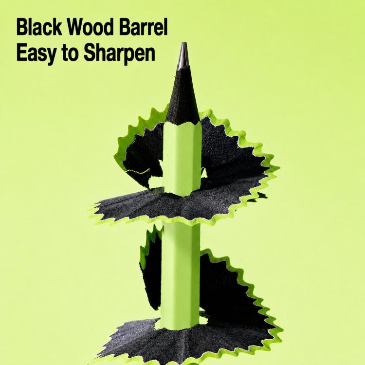 Deli 10 PCS/Pack Student Writing And Drawing Pencils Easy To Sharpen Sketch Pencils, HB, 2B