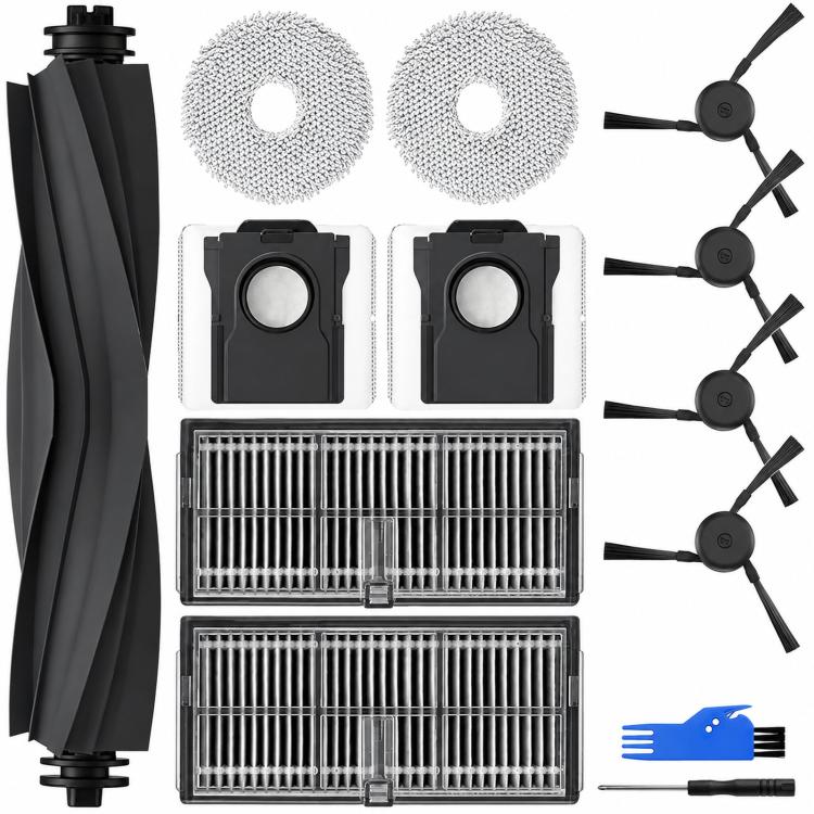 Replacement Accessories Kit For Dreame X40 Pro / X40 Ultra / L40 Ultra / S30 Pro Ultra Robot Vacuum Cleaners, 11 In 1, 13 In 1, 17 In 1, 18 In 1, 19 In 1, 21 In 1, 22 In 1