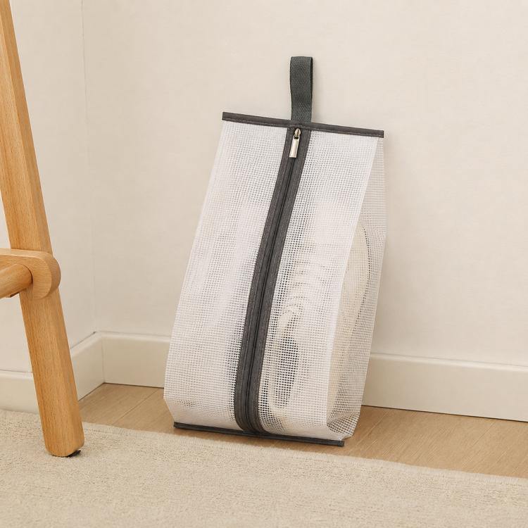 Clear Boot Storage Bags Waterproof Shoes Dust Cover With Handle & Zipper, 28x20x28cm Gray, 28x20x28cm Black, 28x20x48cm Gray, 28x20x48cm Black, 20x40cm Gray, 20x40cm Black