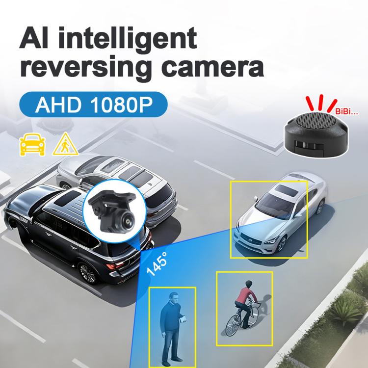 AHD Blind Spot Monitoring Reverse Camera With Pedestrian & Vehicle Detection Audio Alert, CAM04AI