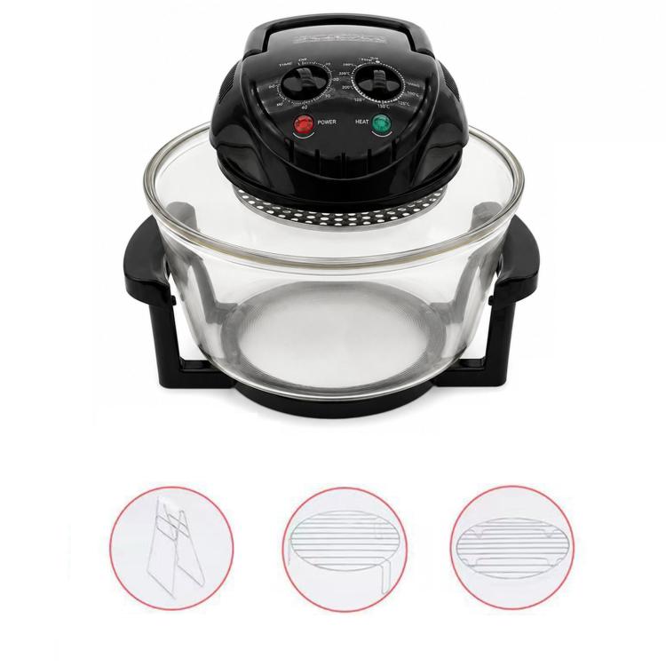 20L Multifunctional Large Capacity Household Microwave Oven Glass Air Fryer, 3pcs /Set EU Plug, 8pcs /Set EU Plug