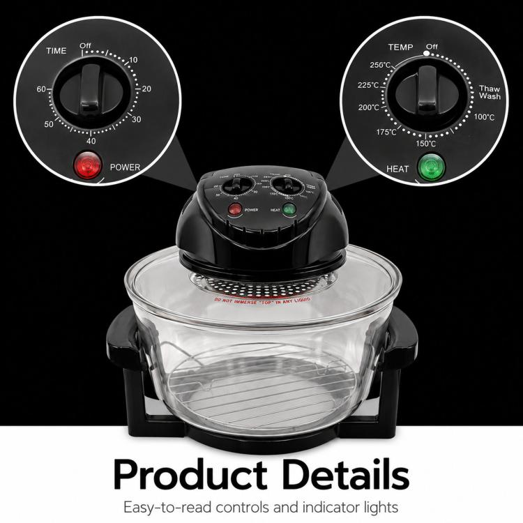 20L Multifunctional Large Capacity Household Microwave Oven Glass Air Fryer, 3pcs /Set EU Plug, 8pcs /Set EU Plug