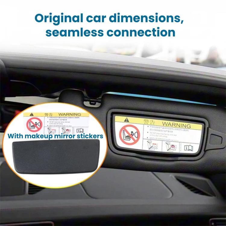 For Porsche 718 / 981 / 982 / 991 / 992 / 911 Left-Hand Drive Sun Visor Vanity Mirror Cover 98173103128