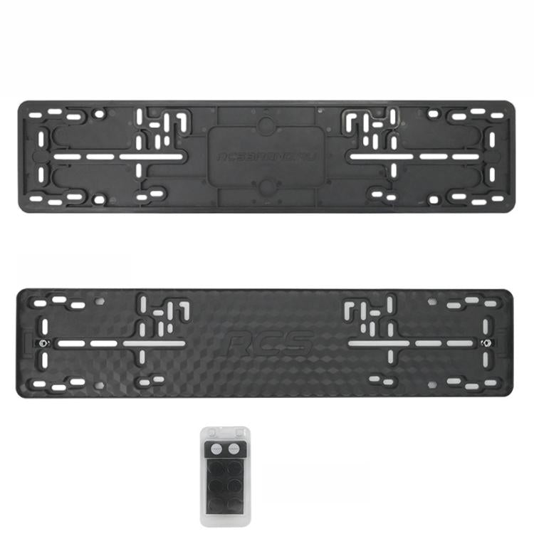 European Standard License Plate Frame ABS Plastic Euro Car Number Plate Holder, 2 PCS/Set Magnetic, 2 PCS/Set Non-Magnetic