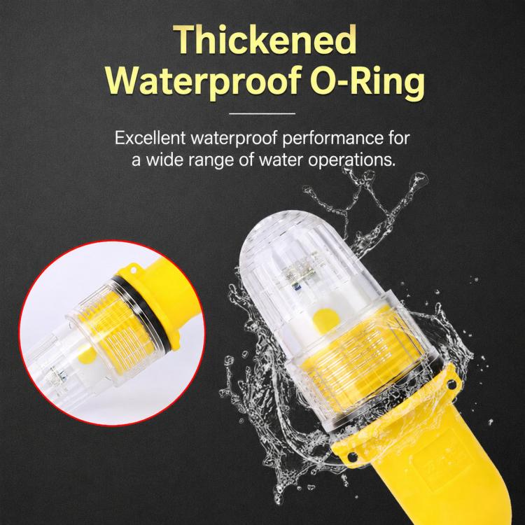 LED Fishing Net Marker Light Waterproof Light Controlled Marine Buoy Signal Strobe Light