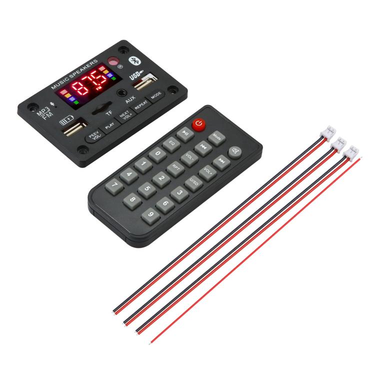 2 X 40W Bluetooth Decoding Boards 12V Color Screen Motherboard With Amplifier Recording Call