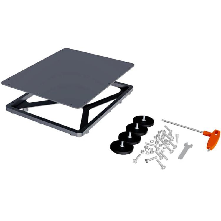 For Starlink Mini Aluminum Alloy Anti-hail Magnetic Roof Bracket, Gray