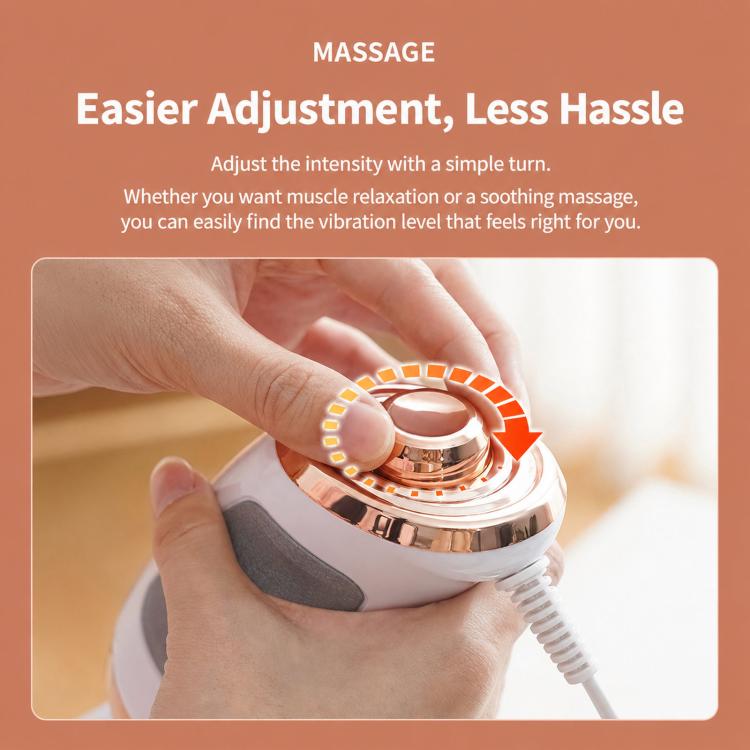 5 In 1 Handheld Electric Body Massager Portable Cellulite Remover Machine With 5 Massage Heads, US Plug, EU Plug
