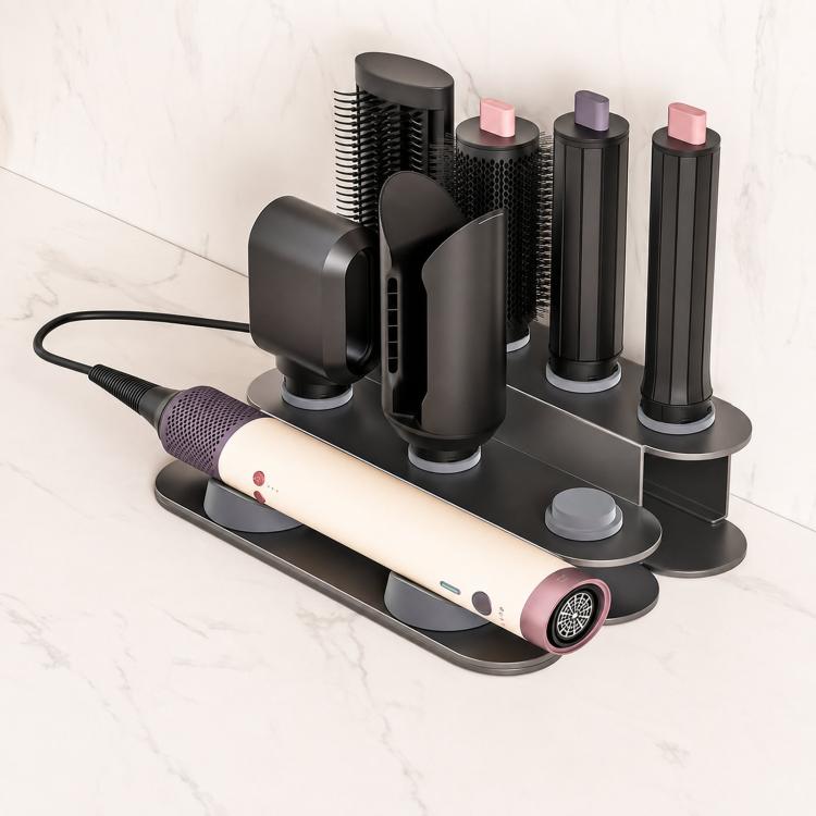 Countertop Styler Holder Carbon Steel Attachment Storage Stand, For Dyson Airwrap HS09, For Dyson Airwrap HS08 / HS05 /HS01